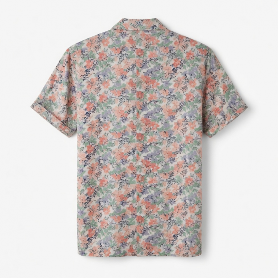 Men's Floral Short Sleeve Shirt