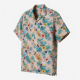 Men's Hawaiian Short Sleeve Shirt Button Down Multicolor