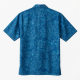 Men's Blue Batik Hawaiian Short Sleeve Shirt Cotton