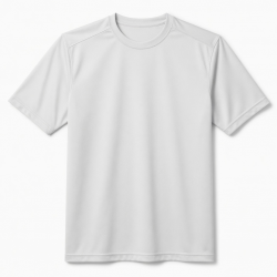 Men's Athletic Short Sleeve Shirt White