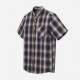 Men's Short Sleeve Shirt Plaid Check Pattern