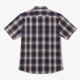 Men's Short Sleeve Shirt Plaid Check Pattern