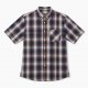 Men's Short Sleeve Shirt Plaid Check Pattern