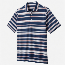 Men's Short Sleeve Shirt Striped X-Large Golf Athletic