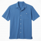 Men's Short Sleeve Shirt Blue Striped Opti Golf Activewear