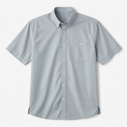 Men's Short Sleeve Shirt Button-Down