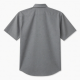 Men's Button Gray Print Short Sleeve Shirt