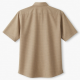 Men's Short Sleeve Shirt Beige/Tan Check