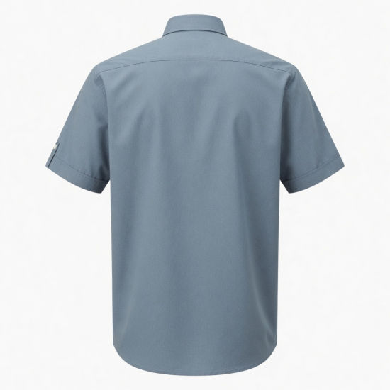 Men's Cool Button Down Short Sleeve Shirt