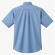 Men's Omni-Shade Button Short Sleeve Shirt Light Blue