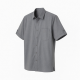 Men's Grey Short Sleeve Shirt Solar