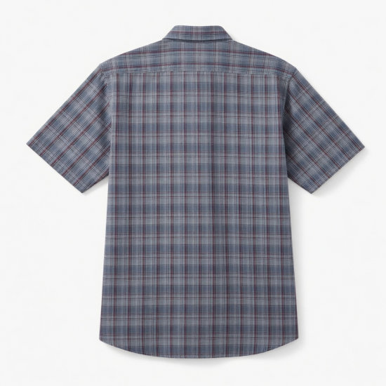 Men's Plaid Short Sleeve Shirt