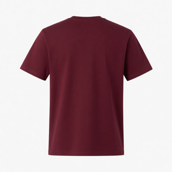 Men's Burgundy AERO Logo Short Sleeve T-Shirt