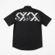 Men's Short Sleeve Shirt Black Graphic Print