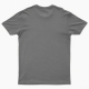 Men's Gray Crew Neck Logo Graphic Short Sleeve T-Shirt