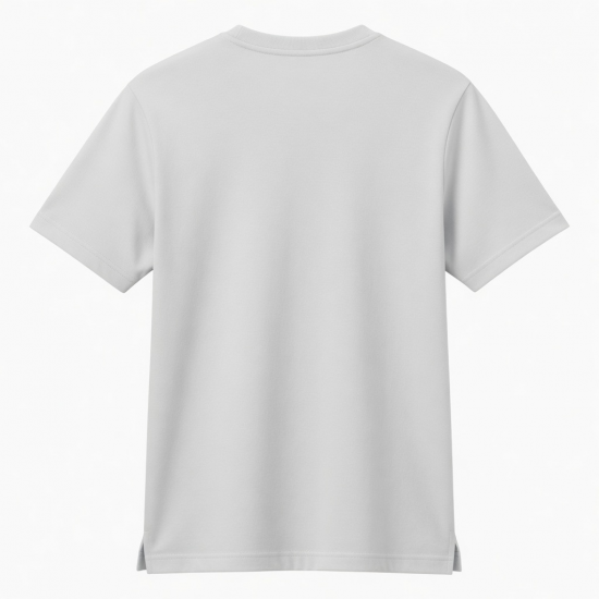 Men's White Short Sleeve V-Neck Short Sleeve T-Shirt